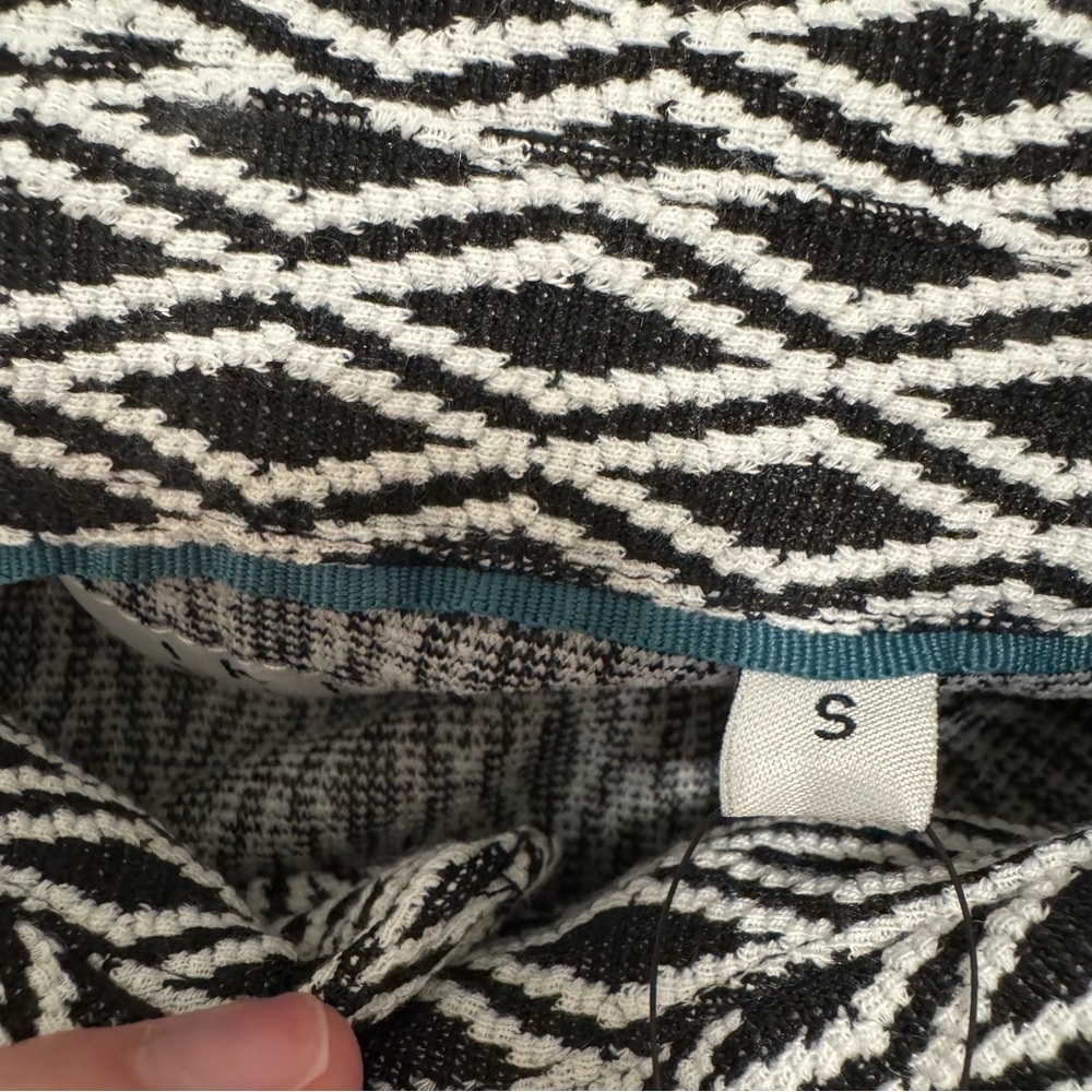 Ike Behar Black and White Shirt - Picture 4 of 6
